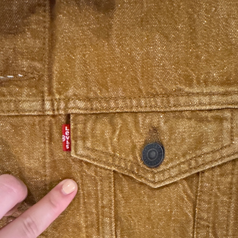 Levi's Tan Denim Jacket for Men - Picture 3 of 4